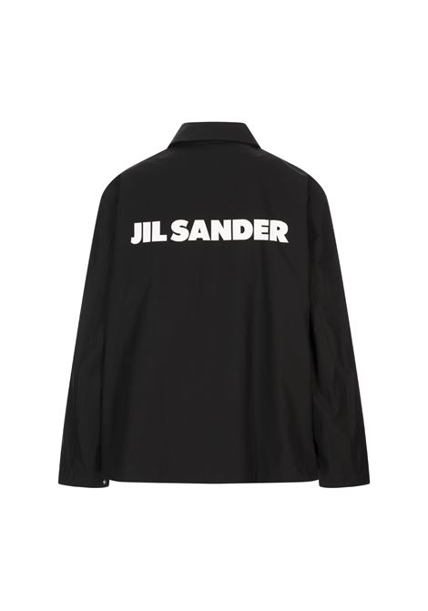 Giacca In Popeline Di Cotone Leggero Nero JIL SANDER | J23BN0003-J45026001